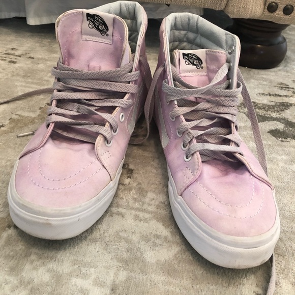 Lavender Vans SK-8 Hi - Picture 2 of 5